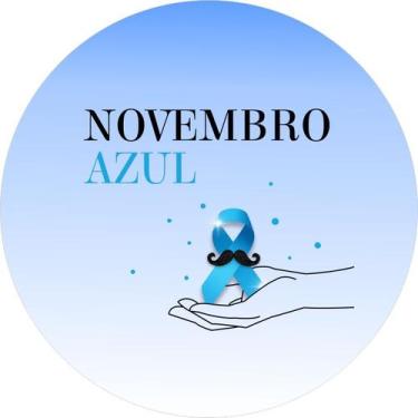 Imagem de Painel Festa Redondo C/ Elástico 1,50m Novembro Azul - Fadrix
