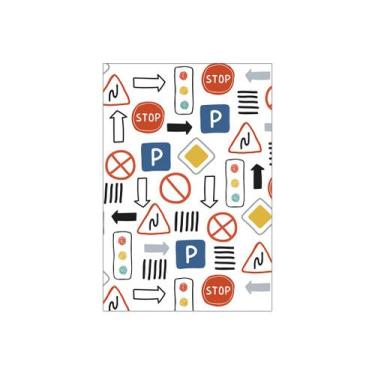 Imagem de Painel De Festa Vertical 1,50 x 2,20 - Carros Na Pista Placas Sinaliza