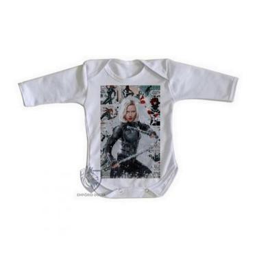 Imagem de body nenê criança roupa bebê manga longa Black Widow - Empório Dutra, 