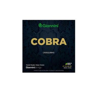 Imagem de Encordoamento P/cavaquinho Giannini Cobra Niquel Pesada Gescp