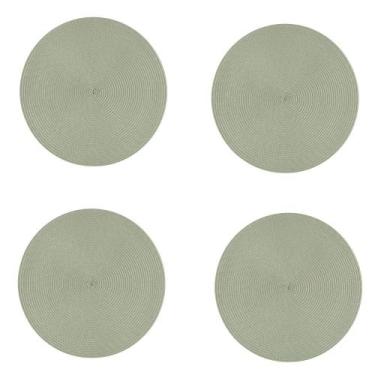 Imagem de Jogo americano redondo 4 unidades - Capim Limão - Copa & Cia