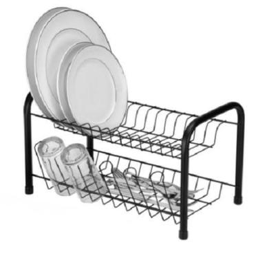Imagem de Escorredor Berço Black Com Porta Copos-Arthi