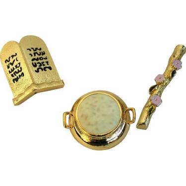 Imagem de Utensílios Arca Da Aliança M, Ara De Aarão,tabua Da Lei,maná - holy la