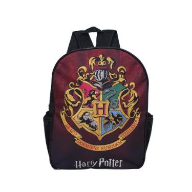 Imagem de Mochila Infantil Unissex Escolar Harry Potter Hogwarts Amuleto Volta a
