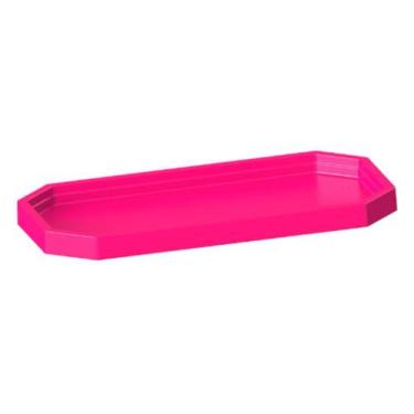 Imagem de Bandeja Acrílica Lapidada 30x16 Pink Neon - TASIL