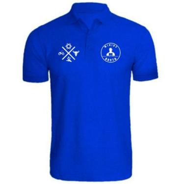 Imagem de Camiseta Mininu Bruto Gola Polo Agro Pecuaria Marca Country Azul, Azul