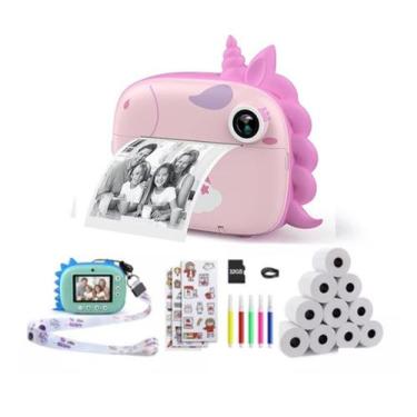 Imagem de Canera Digital Infantil instantânea Termica 32GB + 10 Bobina - OKABOX