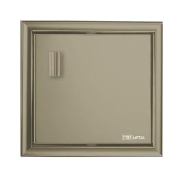 Imagem de Saboneteira Embutir - Cris-metal - 756 para Banheiro Champagne