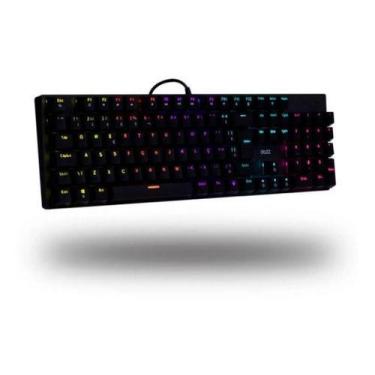 Imagem de Teclado Mecânico Gamer Rgb Orion Essential Dazz Usb 2.0, Preto