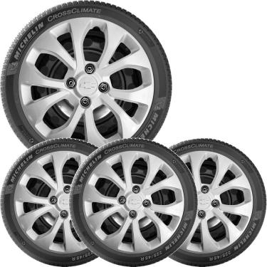 Imagem de Kit 4X Calota Gm Onix Prisma Aro 14 Com Emblema 374Cb