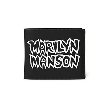 Imagem de ROCK Carteira Rocksax Marilyn Manson – Logotipo, Preto, One Size, Carteira