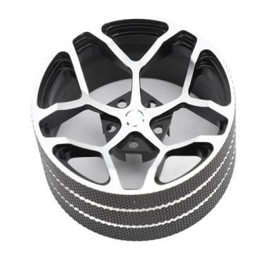 Imagem de Volante Manual do Transmissor do Controle Remoto RC, Volante do Transmissor de Metal para Futaba para Dumborc para RadioLink para Wfly Black