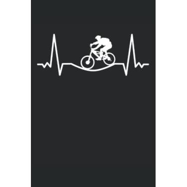 Imagem de BMX Heartbeat: Bmx Lover Notebook |Diario del motociclista |Taccuino del ciclista |Taccuino per mountain biker
