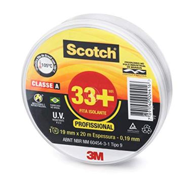 Imagem de Scotch, 3M, Fita Isolante, 33+, 19mm x 20m, Preta