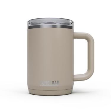 Imagem de CamelBak Caneca Thrive à prova de vazamento de 473 ml, aço inoxidável isolado - para viagens, café, chá, bebidas quentes - à prova de derramamento - compatível com porta-copos, pedra