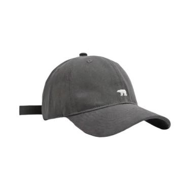 Imagem de Boné de Beisebol Feminino com Bordado de Urso Polar - Estilo Retrô Jap