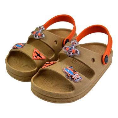 Imagem de Papete Infantil Babuche Menino Aviãozinho Macio Magicc P-010, 23/24