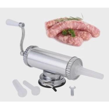 Imagem de Enchedora Injetor Ensacador Linguiça Salame Cafta 3tam Metal - Metal F