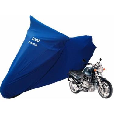 Imagem de Capa Para Proteger Moto BMW R 1100 R Com Logo - Mz, Azul
