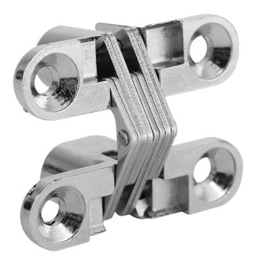 Imagem de Dobradiça de Mesa, Dobradiça Espessada Com Dobradiça Invisível Liga de Zinco de Prata Oculta, para a Porta Famliy Friends Home (Extra pequeno)