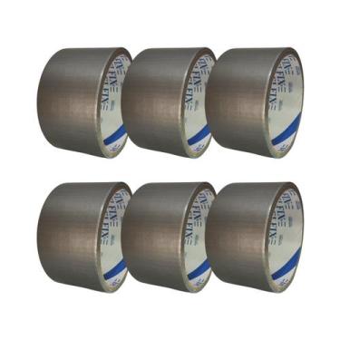 Imagem de Fita Silver Tape Prata Delfix 48mm x 5m  Máxima Resistência e Versatil