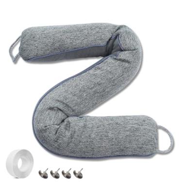 Imagem de nzzs Batentes De Correntes De Ar Para A Parte Inferior Da Porta, Batente De Correntes De Ar Para Porta Com Peso De 36 Polegadas, Bloqueador De Ruído Para Porta, Bloqueador De Correntes De Ar Pesado