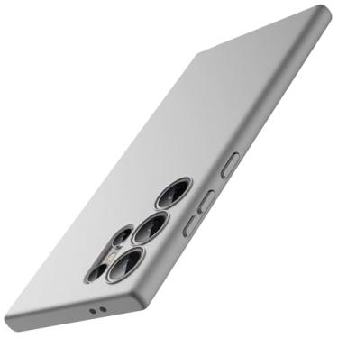 Imagem de JETech Capa Fina Fit para Samsung Galaxy S24 Ultra 5G, Proteção Total da Lente da Câmera, Case Protetora Fina de TPU Macio para Telefone, Acabamento Fosco, Capinha à Prova de Choque (Prata)