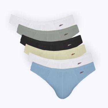 Imagem de Kit 5 Cueca Slip Zorba Light 772 - Sortida, G, Sortido