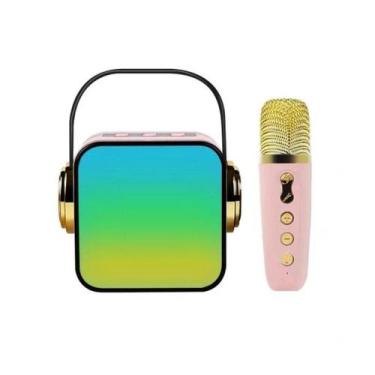 Imagem de Alto Falante Hifi de Microfone Sem Fio Com Dois Microfone - Kapbom