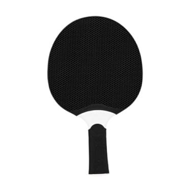 Imagem de simhoa Tenis de tênis de mesa Pingpong Paddle Paddle leve Tênis Silicone Tenne, Preto
