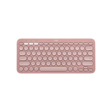 Imagem de Teclado sem Fio Logitech K380S - Padrao US - Rosa - Bluetooth - 920-011791