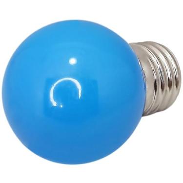 Imagem de Lâmpada Bolinha Incandescente 15w 220v E27 Azul - EMPALUX