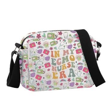 Imagem de Cardiac Care Unit Gift In My ECMO Nurse ERA Bolsa transversal Presente Especialista ECMO, Ecmo Nurse Era Cb