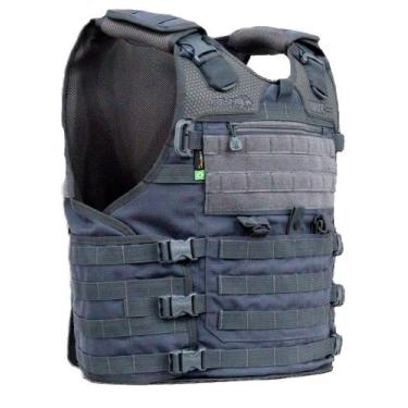 Imagem de Capa de Colete Feline Viking Cinza Bandeirante PMSP, P