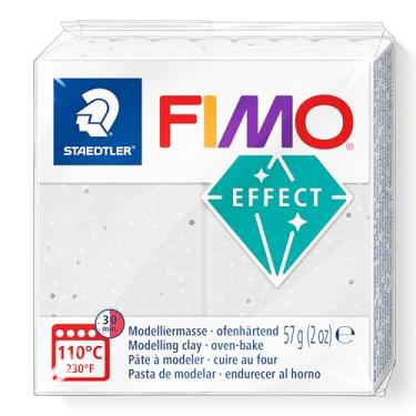 Imagem de STAEDTLER Massa de Modelar Profissional FIMO Effect 57g (1 Unidade) Granito Branco - 8010-003 - Argila Polímera Para Biscuit que Endurece no Forno – Ideal para Artesanato, Miniaturas e Bijuterias