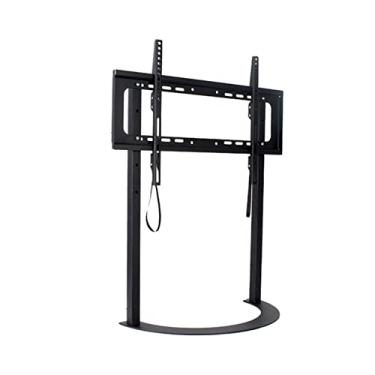 Imagem de WYUYIWH Suporte universal de TV de mesa para TVs de 93 a 165 cm, suporte de base de TV ajustável em altura com base curva, suporte de pedestal central resistente de substituição