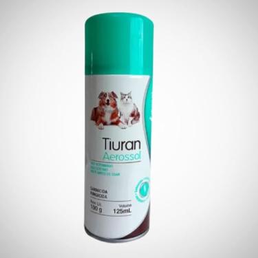 Imagem de Spray Aerossol 125ml Fungicida e Sarnicida para Cachorro e Gato Tiuran Duprat