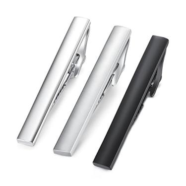 Imagem de Conjunto de 3 peças de prendedor de gravata masculino Honey Bear tamanho normal para presente de casamento de negócios 5,4 cm