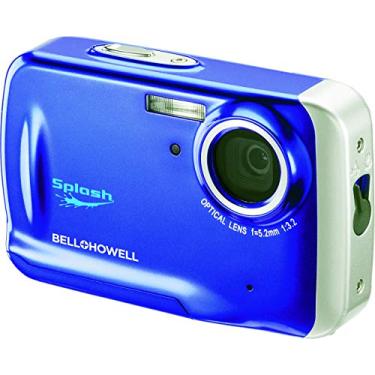 Imagem de Câmera digital à prova d'água WPF-BL Splash WP5 de 12 MP da Bell and Howell com cartão de memória de 2 GB (azul)