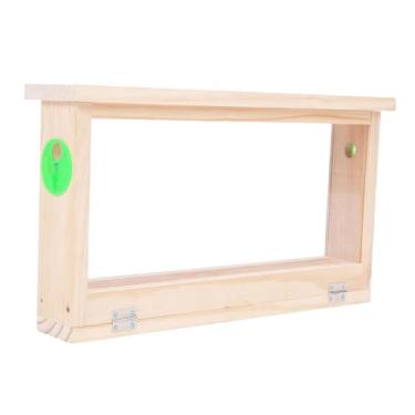 Imagem de Caixa de Criação de Abelhas, Kit de Partida de Bilhetes de Abelhas Com Fluxo de Ar Ideal, Caixa de Observação de Placa de Madeira de Quadro de Dupla Face