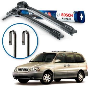Imagem de Par Palheta Limpador Parabrisa Dianteiro Aerofit Bosch Carnival 1998 A