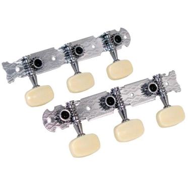 Imagem de Golden Gate Afinadores de guitarra acústica F-2001-2 pranchas (3+3) - cromado