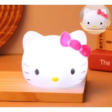 Imagem de Luminária Pequena Hello Kitty - Luz Noturna - Escritório - Presente - 