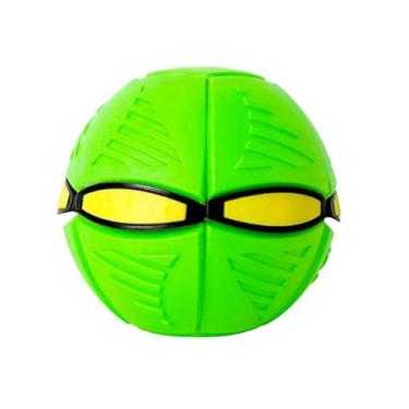 Imagem de Brinquedo Bola Magica Disco Voador com Led 2 em 1 - GEKOI, Verde