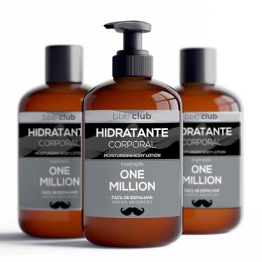 Imagem de 0ne-Milli0n Hidratante MEN Masculino Corporal Toque Seco, Barra de Ouro - Body & Bath Brasil 1Un - 250ml