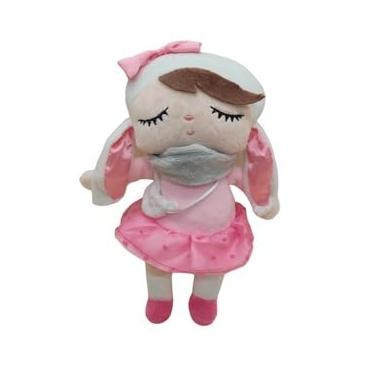 Imagem de Boneca De Pano Angela Bichos Coelha Pelucia Bebê