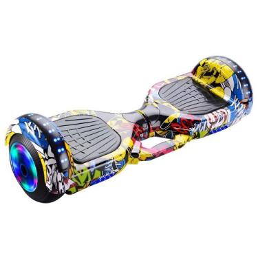Imagem de Hoverboard Skate Elétrico 6.5 Led Bluetooth - HYE, Amarelo