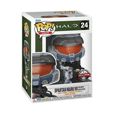 Imagem de Boneco Funko Pop Halo Infinite Spartan Mark VII with Weapon #24 Exclusivo Specialty Series