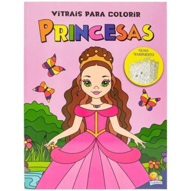 Imagem de Vitrais Para Colorir: Princesas