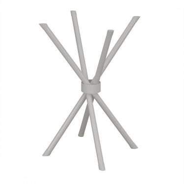 Imagem de Base De Aço Para Mesa De 75x75 Ipanema Liso Branco Teixeira Branco
